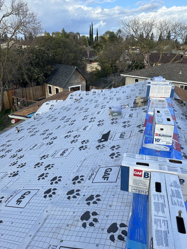 Slide of Samperios Roofing