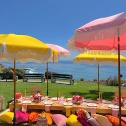 Colorful birthday picnic