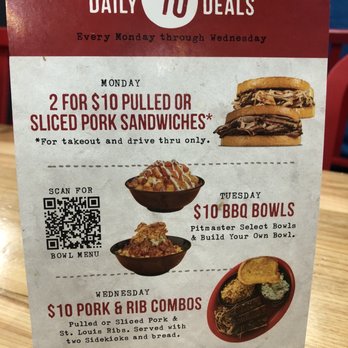 Sonny's BBQ - 10$ deals - Barbeque Near Me - Lexington, Kentucky