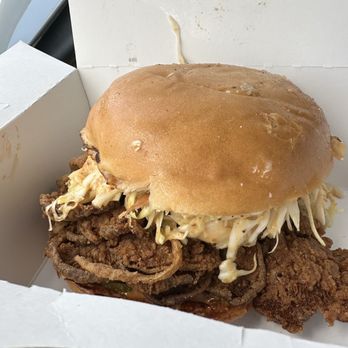 Honeymoon Chicken - Crispy Mushroom Sandwich - Chicken Shop Near Me - Washington, DC, District of Columbia Honeymoon Chicken - Crispy Mushroom Sandwich - Chicken Shop Near Me - Washington, DC, District of Columbia