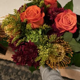 Beautiful bouquet they put together with no direction from me Beautiful bouquet they put together with no direction from me