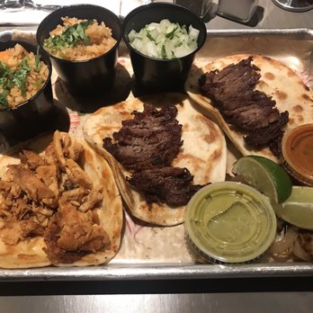 Twisted Trompo - My chicken & two steak tacos, double rice - Mexican Near Me - Dallas, Texas Twisted Trompo - My chicken & two steak tacos, double rice - Mexican Near Me - Dallas, Texas
