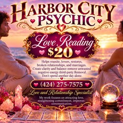 Harbor City Psychic - HARBOR CITY PSYCHIC  Love Reading $20
