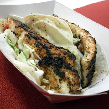 Burger Holic - Blackened Mahi Mahi Tacos - Food Trucks Near Me