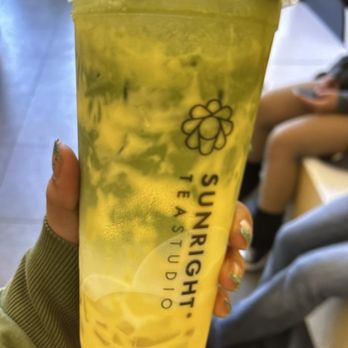 Sunright Tea Studio - Pasadena - Japan imported matcha milk tea with creme brûlée and lychee jelly, filling me with love - Bubble Tea Near Me - Pasadena, California Sunright Tea Studio - Pasadena - Japan imported matcha milk tea with creme brûlée and lychee jelly, filling me with love - Bubble Tea Near Me - Pasadena, California