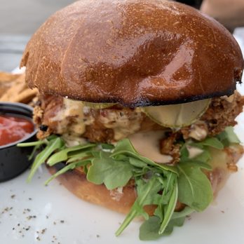 Sophie's BBQ - Fried chicken sandwich with "bama sauce" - Barbeque Near Me - Havertown, Pennsylvania