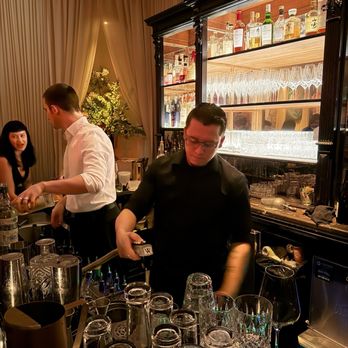 People’s - The dynamic duo behind the bar -Maxwell and Juan - Bars Near Me - New York, New York
