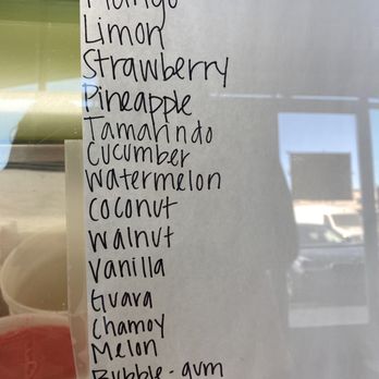 Garcias Fruit - Menú Dec 2020 - Ice Cream & Frozen Yogurt Near Me - South El Monte, California Garcias Fruit - Menú Dec 2020 - Ice Cream & Frozen Yogurt Near Me - South El Monte, California
