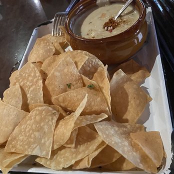 Moonshine Grill - Street Corn Queso! Chips were delicious. Nice and light! - Southern Near Me - Austin, Texas Moonshine Grill - Street Corn Queso! Chips were delicious. Nice and light! - Southern Near Me - Austin, Texas