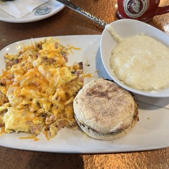Another Broken Egg Cafe - Ham/cheddar scramble. Not on the menu but "happy to do that for you." - Breakfast & Brunch Near Me - Burbank, California