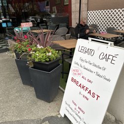 Patios seating outside