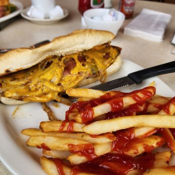 Olympic Family Restaurant - Fried bologna sandwich with fries - Burgers Near Me - Buffalo, New York Olympic Family Restaurant - Fried bologna sandwich with fries - Burgers Near Me - Buffalo, New York