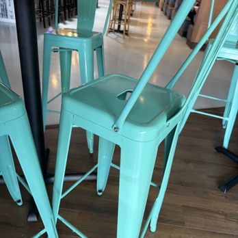 Tacos & Tequila - Bar chairs are slippery, gotta brace yourself to stay on! - Mexican Near Me - Traverse City, Michigan