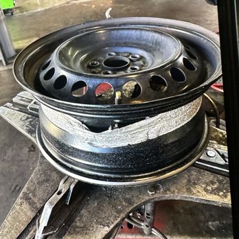 Walmart - Duck taped my broken tpms to the rim. - Department Stores Near Me - Union City, California
