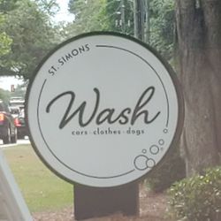 Island Car Wash - Entrance sign