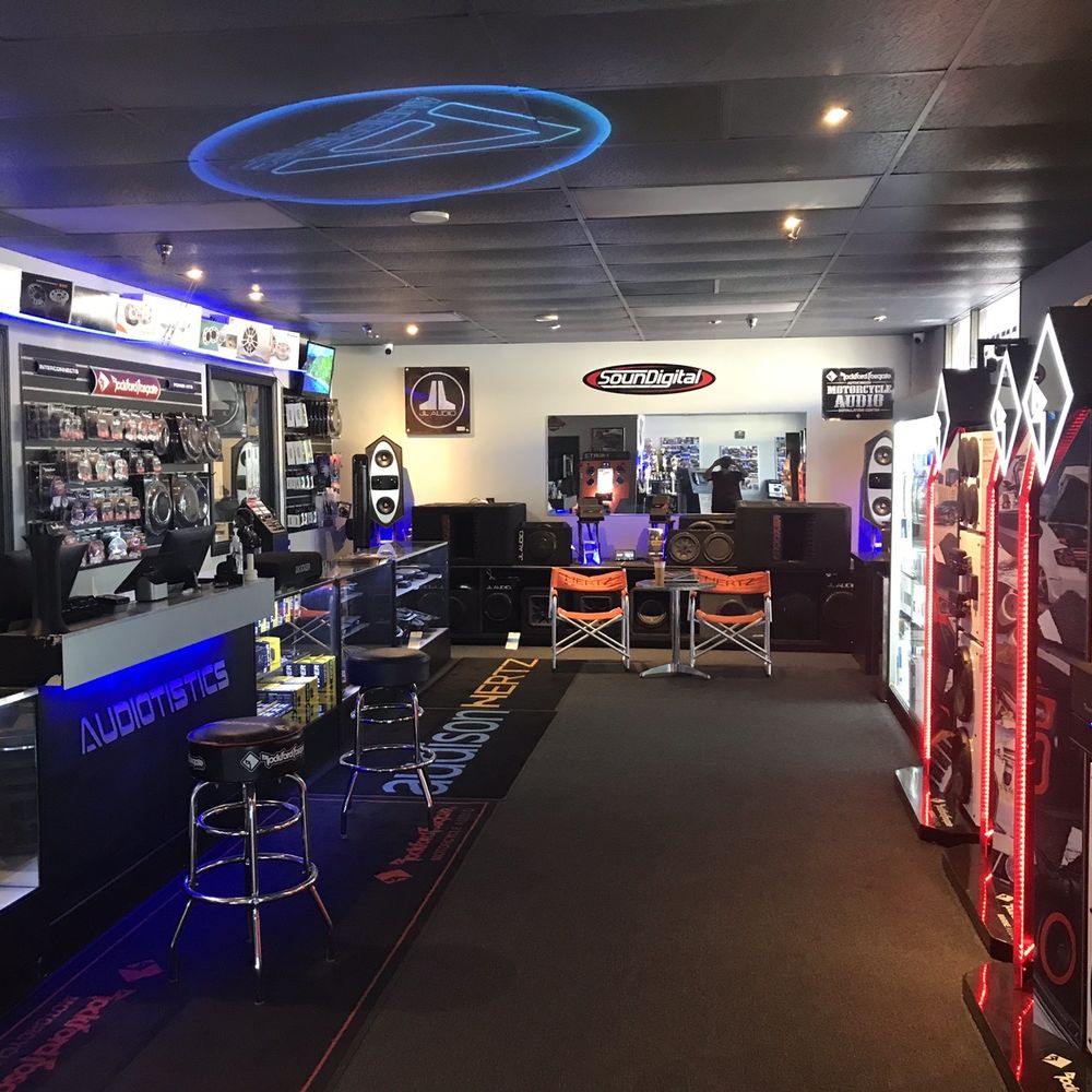 Inside the audiotistics shop. Inside the audiotistics shop.
