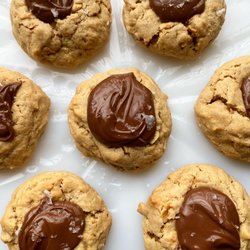 Baked by Red - Peanut butter Nutella Cookies
