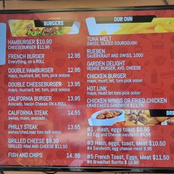 Luigi's Sandwich Palace - Menu