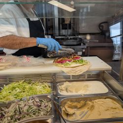 Lebanese Palace - Making the wrap
