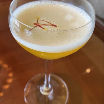 Addison - Chai and saffron mocktail - New American Near Me - San Diego, California