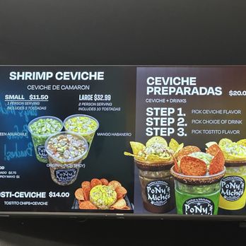 Ponys Miches - MENU AND PRICES - Tacos Near Me - Goodyear, Arizona