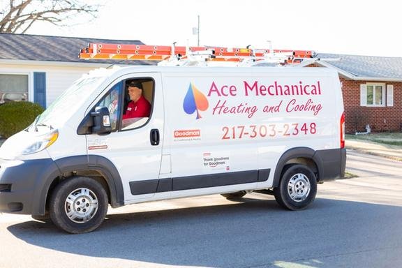 Ace Mechanical Heating And Cooling Logo