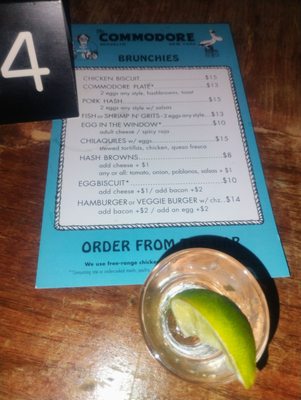 Menu photo 4 The Commodore Brooklyn, NY