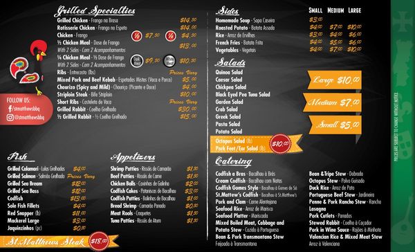 Menu photo 4 St. Matthew's BBQ Chicken Toronto, ON