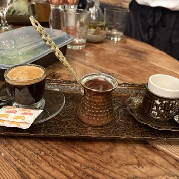 Shkodra Byrek - Turkish coffee - Mediterranean Near Me - Dedham, Massachusetts Shkodra Byrek - Turkish coffee - Mediterranean Near Me - Dedham, Massachusetts