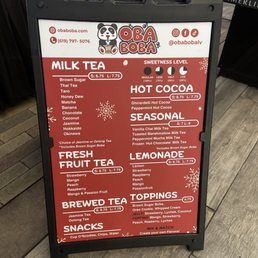 Current menu