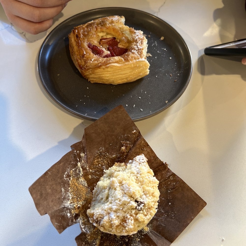 Discourse Coffee - Downtown - Strawberry danish and coffee cake muffin - Coffee & Tea Near Me - Milwaukee, Wisconsin Discourse Coffee - Downtown - Strawberry danish and coffee cake muffin - Coffee & Tea Near Me - Milwaukee, Wisconsin