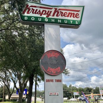 Krispy Kreme - a krispy kreme doughnut sign - Donuts Near Me - Tallahassee, Florida Krispy Kreme - a krispy kreme doughnut sign - Donuts Near Me - Tallahassee, Florida
