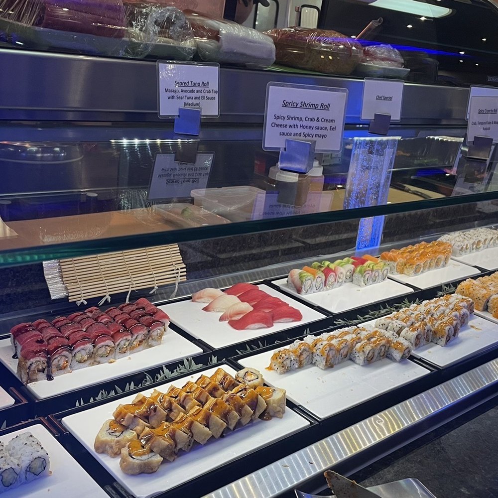 Pacific Fusion - a display of sushi and rolls - Asian Fusion Near Me - Cordova, Tennessee Pacific Fusion - a display of sushi and rolls - Asian Fusion Near Me - Cordova, Tennessee