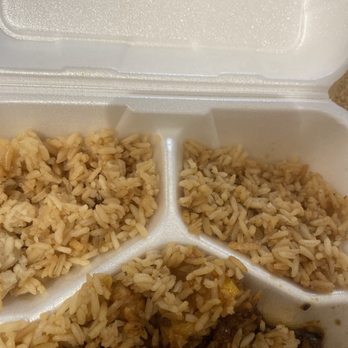 Wok Xpress - rice and beans in a container - Chinese Near Me - Lancaster, Texas