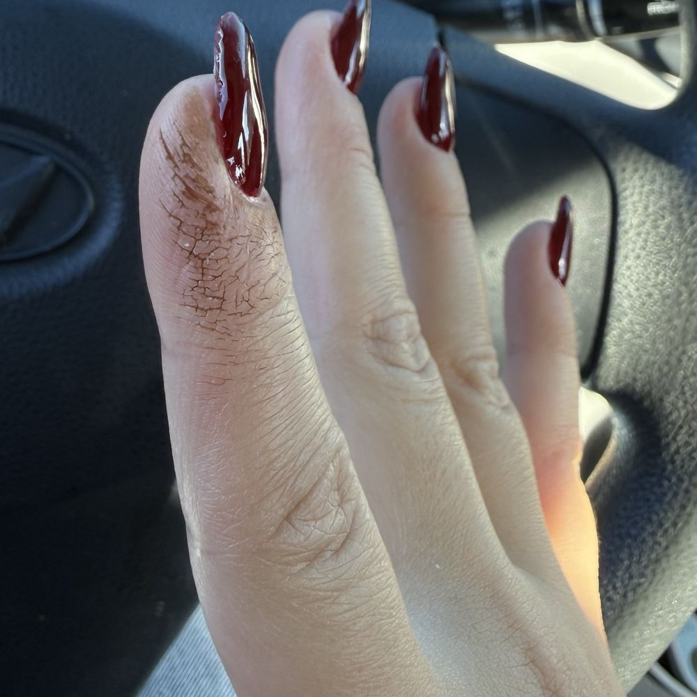 Luster Nail & Spa - Nails the morning after getting them and skin - Nail Salons Near Me - Scottsdale, Arizona Luster Nail & Spa - Nails the morning after getting them and skin - Nail Salons Near Me - Scottsdale, Arizona