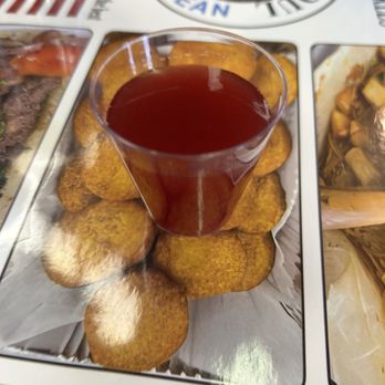 Chef Abdul Mediterranean - Pomegranate Orange Juice (sample) - Mediterranean Near Me - St. Charles, Illinois