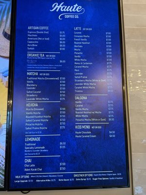 Menu photo 5 Haute Coffee University Davie, FL Menu photo 5 Haute Coffee University Davie, FL