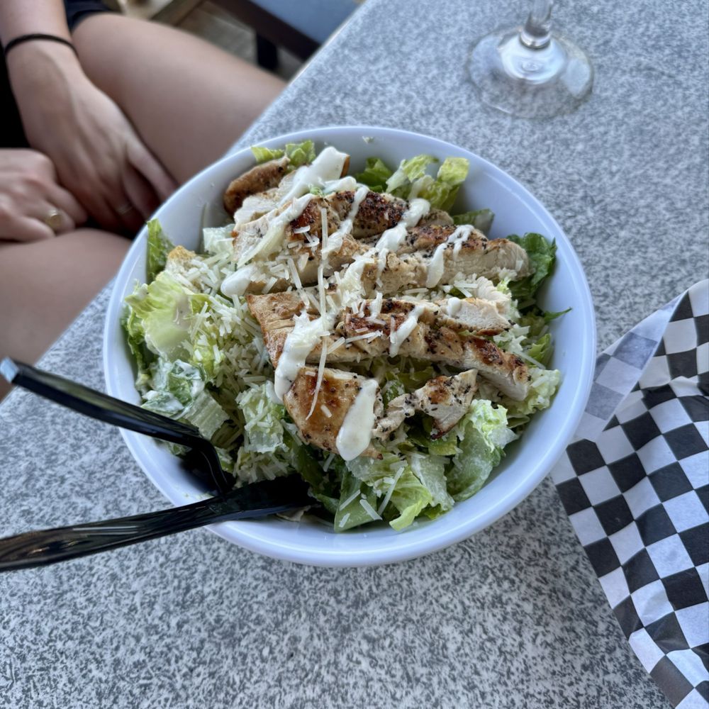 Lelo's Island Bar - Chicken Caesar Salad - Tiki Bars Near Me - Port Aransas, Texas Lelo's Island Bar - Chicken Caesar Salad - Tiki Bars Near Me - Port Aransas, Texas