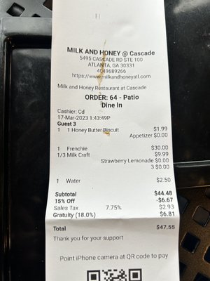 Milk and Honey Restaurant at Cascade by null