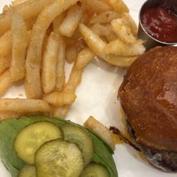 Burger & Fries - why were they confused about how to add avocado and pickles to a burger? Who wouldn't need more ketchup and some napkins?