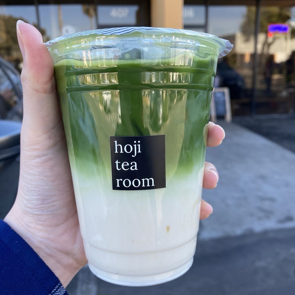 Hoji - Matcha latte large $6.50 - Bubble Tea Near Me - Redlands, California