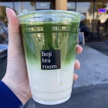 Hoji - Matcha latte large $6.50 - Bubble Tea Near Me - Redlands, California