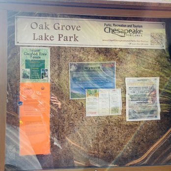 Oak Grove Lake Park - Notice board - Parks Near Me - Chesapeake, Virginia Oak Grove Lake Park - Notice board - Parks Near Me - Chesapeake, Virginia