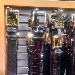Jos A Bank - Beautiful leather belts with convertible options.