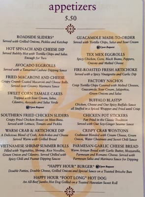 Menu photo 6 The Cheesecake Factory Corte Madera, CA
