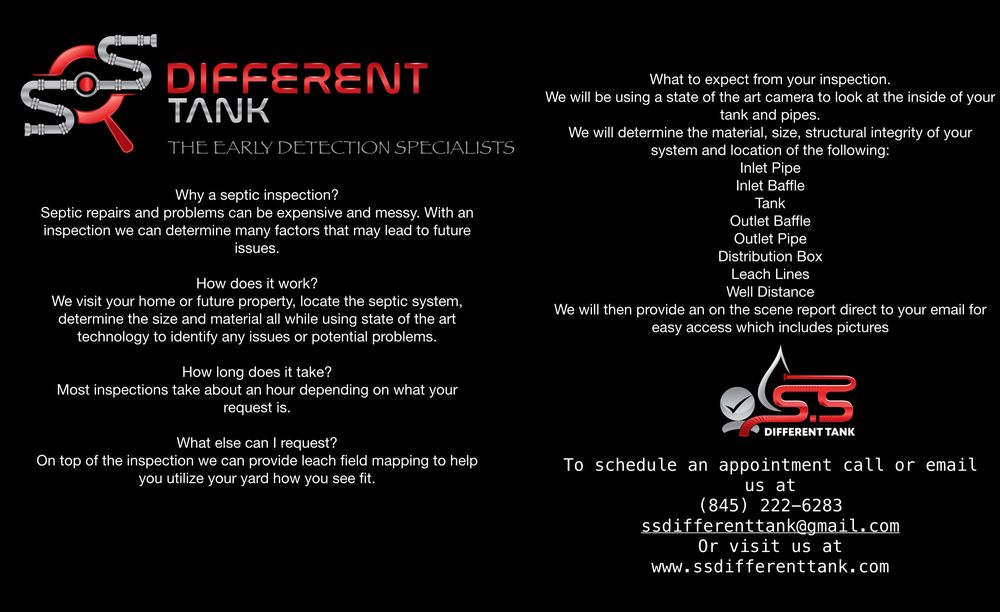 SS Different Tank - septic in Montgomery, NY