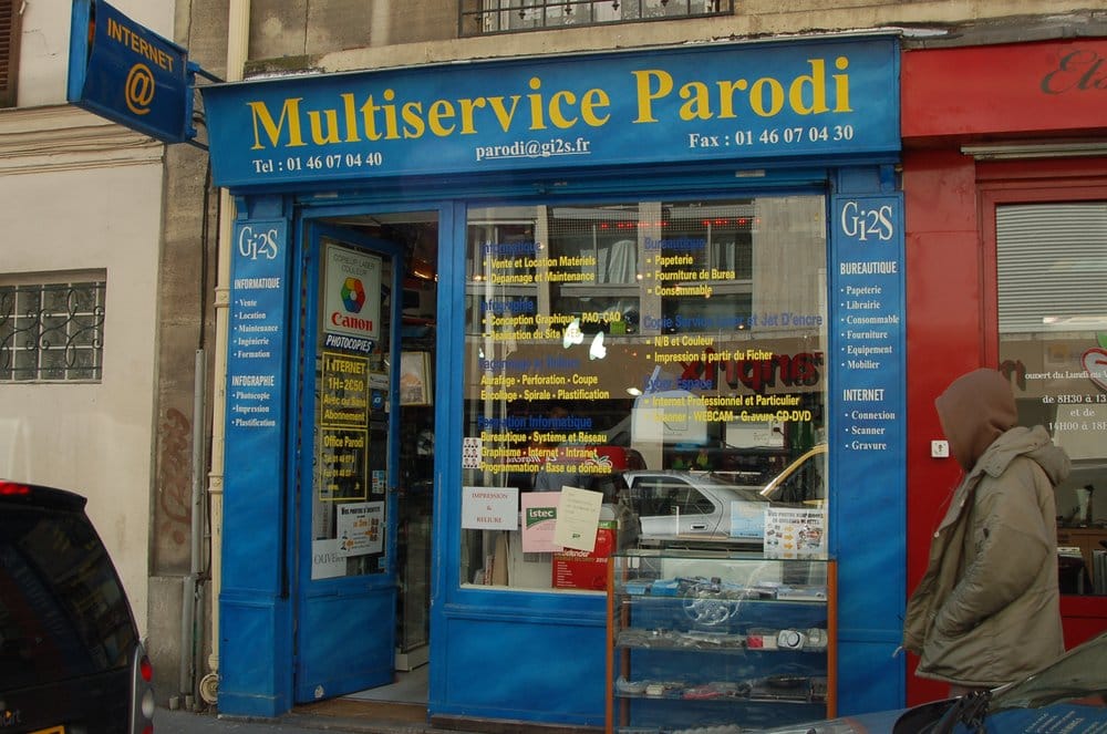 MULTISERVICE PARODI 15 bis rue Alexandre Parodi, Paris, France Printing Services Phone