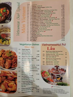 Menu photo 3 Saigon Pho Chicago, IL