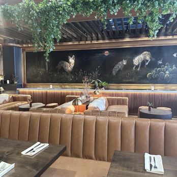 Wren & Wolf - One of the seating areas directly behind the DJ Booth - Cocktail Bars Near Me - Phoenix, Arizona