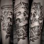 Photo of Neon Dagger Tattoo